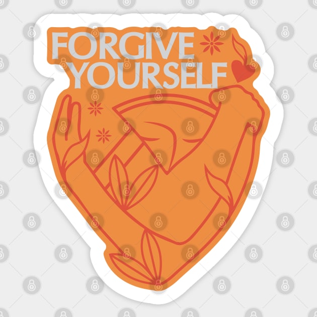 FORGIVE YOURSELF! Sticker by kindacoolbutnotreally